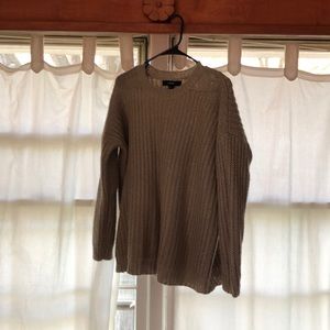 Forever 21 Taupe knit sweater. Size Small